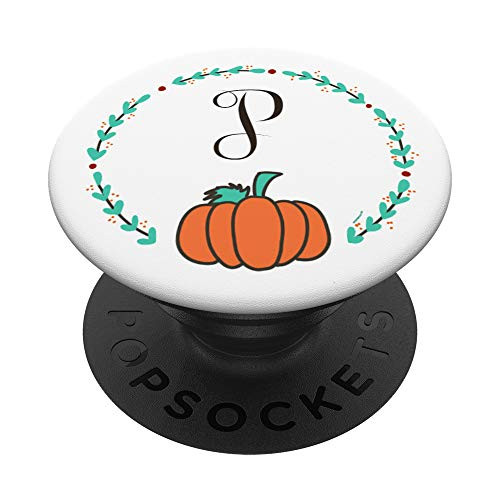 FALL AUTUMN phoneS GRIP - MONOGRAM P LETTER P INITIAL P PopSockets Grip and Stand for Phones and Tablets