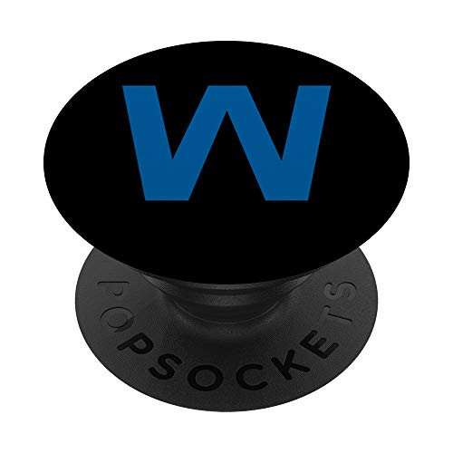 Chicago Blue W PopSockets Grip and Stand for Phones and Tablets