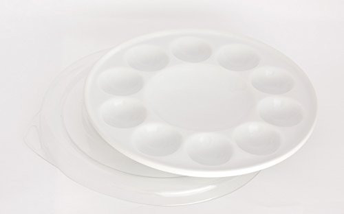 Jack Richeson Porcelain 11 Well Palette with Lid