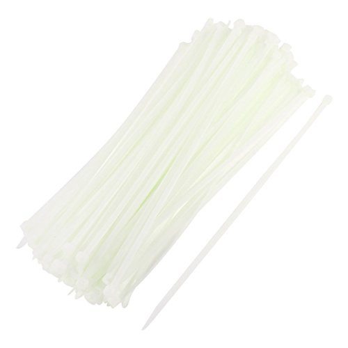 Uxcell Plastic Self Locking Cable Zip Ties Fastener, 8mmx300mm, 175PCS