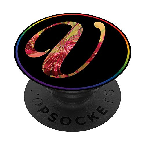 Letters V Monogram for Initial PopSockets Grip and Stand for Phones and Tablets