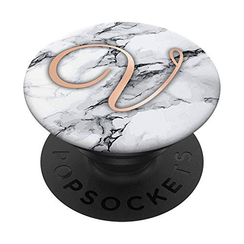 Phone Grip Letter V Golden Pink Black White Marbled Design PopSockets Grip and Stand for Phones and Tablets Phone Grip Letter V Golden Pink Black White Marbled Design PopSockets Grip and Stand for Phones and Tablets