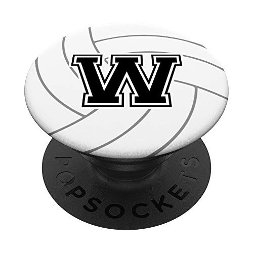 Letter W Volleyball Player Monogram Name Initial Coach Gift PopSockets Grip and Stand for Phones and Tablets Letter W Volleyball Player Monogram Name Initial Coach Gift PopSockets Grip and Stand for Phones and Tablets
