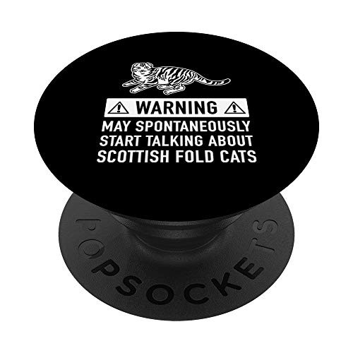 Funny Scottish Fold Cat Gift PopSockets Grip and Stand for Phones and Tablets Funny Scottish Fold Cat Gift PopSockets Grip and Stand for Phones and Tablets