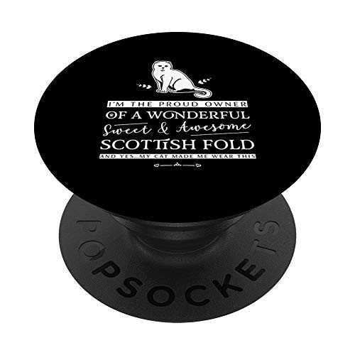Scottish Fold Funny Cat Gift Idea PopSockets Grip and Stand for Phones and Tablets Scottish Fold Funny Cat Gift Idea PopSockets Grip and Stand for Phones and Tablets