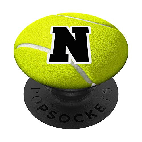 Tennis Ball Letter N Monogram Player Team Coach Gift Zx PopSockets Grip and Stand for Phones and Tablets Tennis Ball Letter N Monogram Player Team Coach Gift Zx PopSockets Grip and Stand for Phones and Tablets