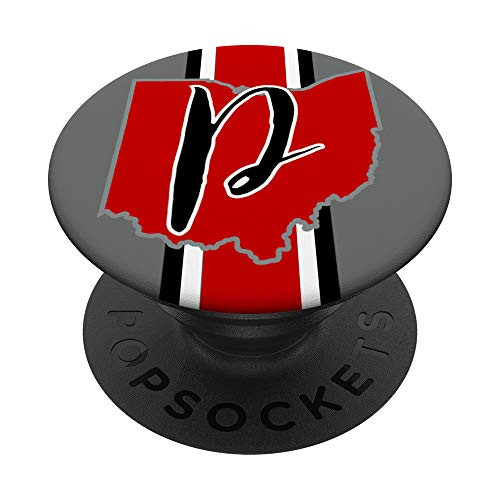 State of Ohio with Letter P and Stripe PopSockets PopGrip Swappable Grip for Phones and Tablets State of Ohio with Letter P and Stripe PopSockets PopGrip Swappable Grip for Phones and Tablets