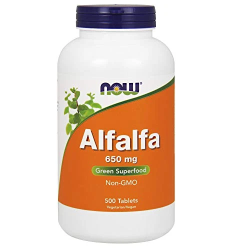 NOW Alfalfa 650 mg,500 Tablets