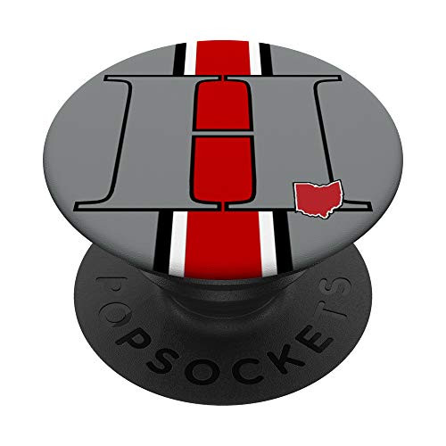 State of Ohio Letter H Initial PopSockets PopGrip Swappable Grip for Phones and Tablets State of Ohio Letter H Initial PopSockets PopGrip Swappable Grip for Phones and Tablets