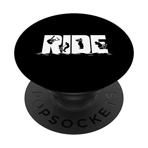 Scooter Ride Kick E-Scooter Stunt Gift PopSockets PopGrip Swappable Grip for Phones  and  Tablets