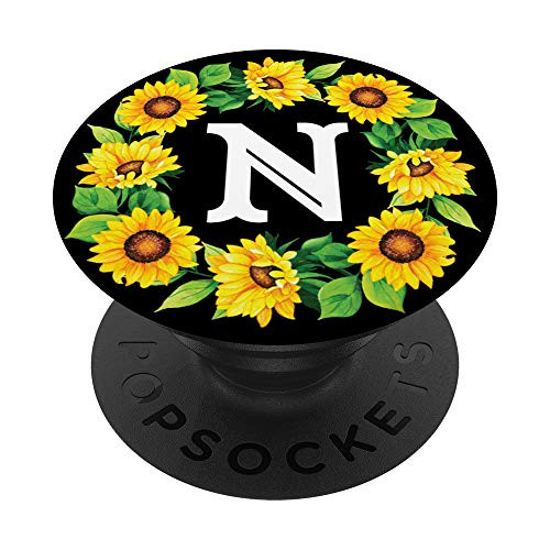 Letter N Smartphone Stand Initial N PopSockets Grip and Stand for Phones and Tablets