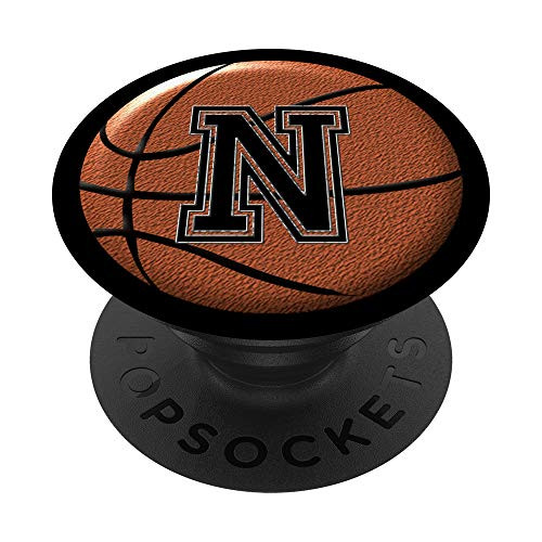 Basketball Initial Letter N Monogram Fan Player Coach Gifts PopSockets Grip and Stand for Phones and Tablets Basketball Initial Letter N Monogram Fan Player Coach Gifts PopSockets Grip and Stand for Phones and Tablets