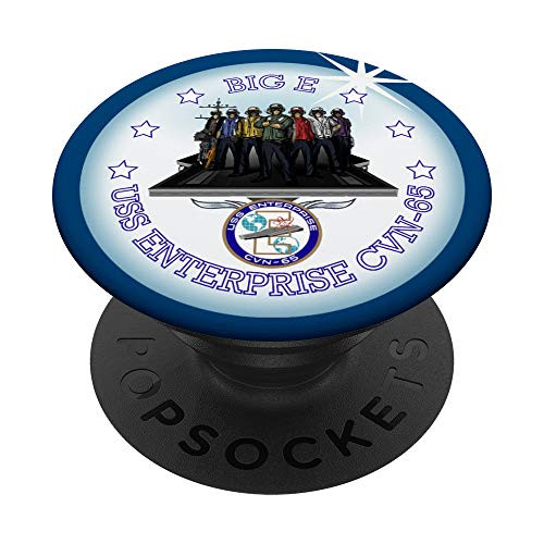 NAVY USS ENTERPRISE CVN-65 BIG E PopSockets PopGrip Swappable Grip for Phones  and  Tablets