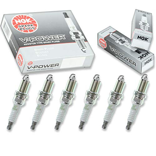 6 pcs NGK V-Power Spark Plugs for 1998-2002 Mazda 626 2.5L V6 - Engine Kit Set Tune Up