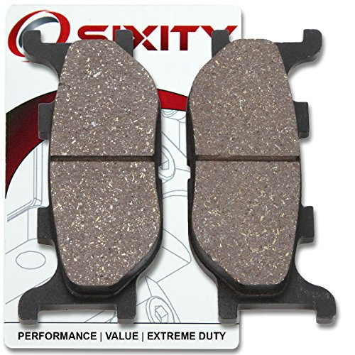 Sixity Front Organic Brake Pads 2006-2008 for Yamaha CP250 Morphous Set Full Kit V W X Complete