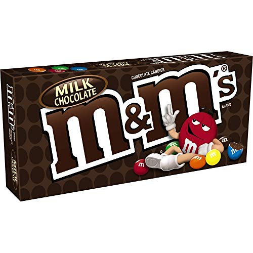 M and Ms Milk Chocolate Candy Theater Box 3.1 oz