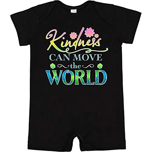inktastic Kindness Can Move The World- with Infant Romper Newborn Black 2e957