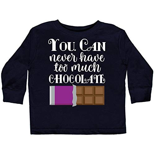 inktastic You Can Never Have Too Toddler Long Sleeve T-Shirt 5-6 Black 2fcca
