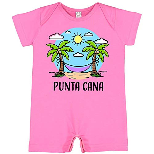 inktastic Summer Vacation in Punta Cana Infant Romper 24 Months Raspberry 313f1