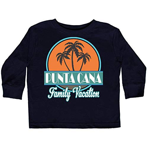 inktastic Punta Cana Family Vacation Toddler Long Sleeve T-Shirt 5-6 Black 36824