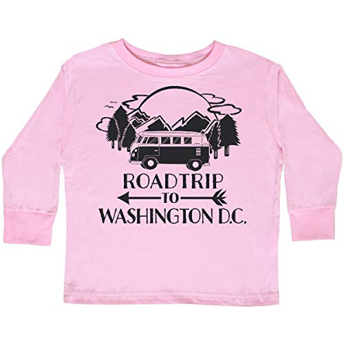 inktastic Road Trip to Washington D.C. Toddler Long Sleeve T-Shirt 2T Pink 3c0c8