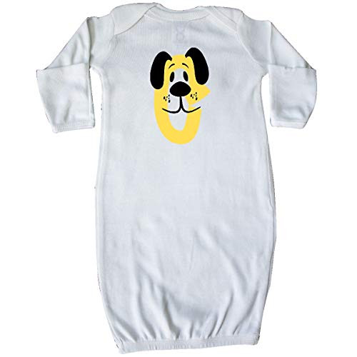 inktastic Cute C Monogram Doggie Newborn Layette White 3c8d2