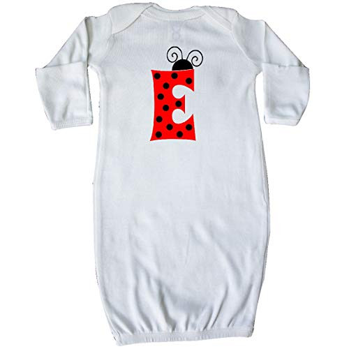 inktastic Cute Lady Bug Initial E Newborn Layette White 3ca94