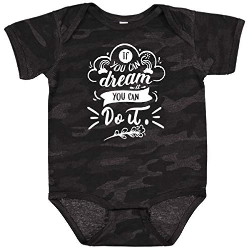 inktastic Motivational Quote If You Can Infant Creeper 6 Months Storm Camo 3cf14