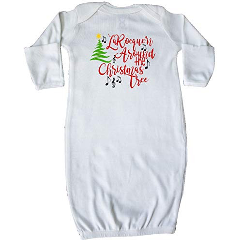 inktastic Christmas LaRocquen Around The Christmas Newborn Layette White 3d045