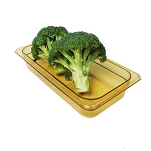Cambro 32HP H-Pan Hot Food Pan Third-Size 2-12 Quart Black