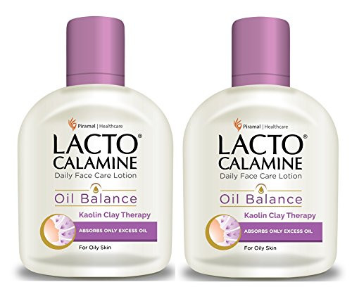 Lacto Calamine Daily Face Care Lotion Oil Balance for Oily Skin 120ml Pack of 2