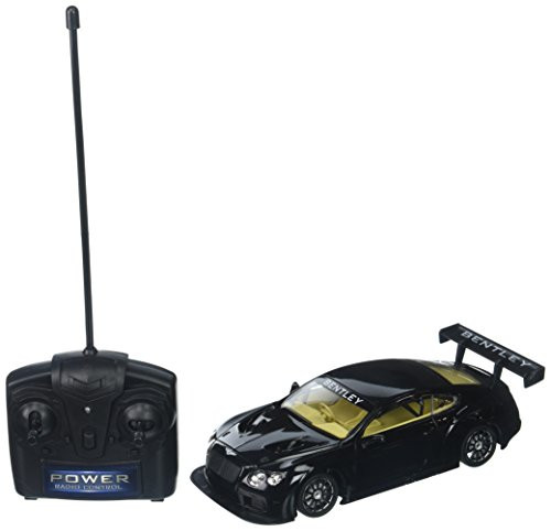 Braha Full Function Remote Control 1:24 Scale - Black Bentley GT3, Black