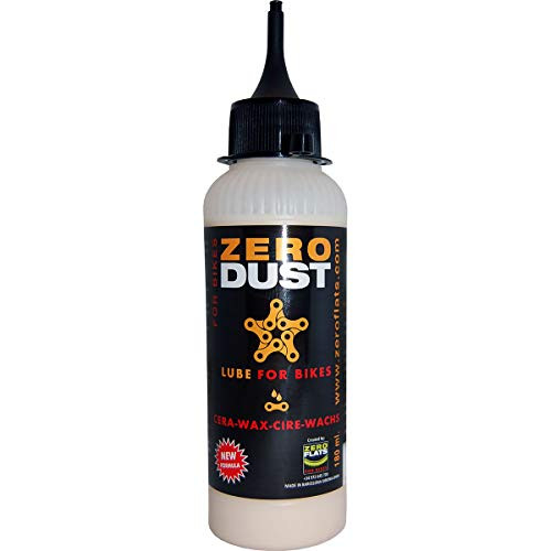 ZERODUST Bicycle Dry Wax wDust Repellant Technology  Eco-Friendly Chain LubeLubricantLubrication 180ml ~ 6 to 12 Bikes High-Performance