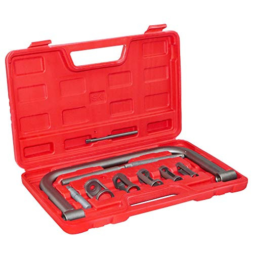 Henkeyi Valve Spring Compressor C Frame Service Auto ATV Engine Tool Compressor Kits for Motorcycle ATV Car Small Engine Vehicle Equipment