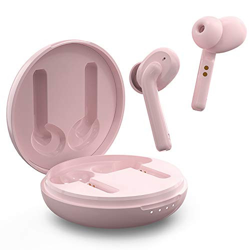 Wireless Earbuds Bluetooth 5.0 in-Ear Headset Touch Control True Wireless Headphones 35 Hrs Playtime with Charging Case IPX7 Waterproof Hi-Fi Stereo Earphones with Built-in Mic Pink Wireless Earbuds Bluetooth 5.0 in-Ear Headset Touch Control True Wireless Headphones 35 Hrs Playtime with Charging Case IPX7 Waterproof Hi-Fi Stereo Earphones with Built-in Mic Pink
