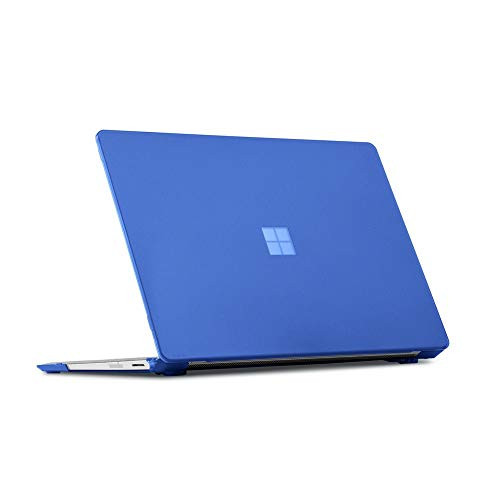 mCover Hard Shell Case for New Late-2020 12.4-inch Microsoft Surface Laptop Go with Touch Screen NOT Compatible wSurface Laptop 32  1 Models Surface Book and Tablet - MS-SFLGo-12 Blue