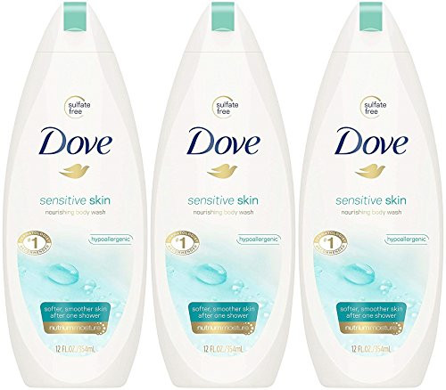 Dove Sensitive Skin Nourishing Body Wash, 12 Fluid Ounce (Pack of 3) Dove Sensitive Skin Nourishing Body Wash, 12 Fluid Ounce (Pack of 3)
