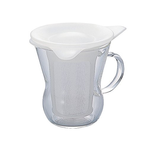 Hario Single Cup Tea Maker, 200ml, White