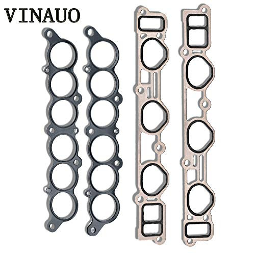 VINAUO MS95898 Intake Manifold Gasket Kit Intake Gaskets Replacement For 1995-2004 Toyota Tacoma 2001-2004 Toyota Tundra 1996-2002 Toyota 4Runner 1995-1998 Toyota T100