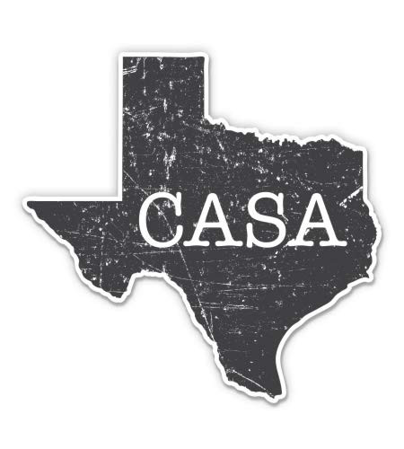 Squiddy Texas Casa Home - Vinyl Sticker Decal for Phone, Laptop, Water Bottle 3inch  Wide
