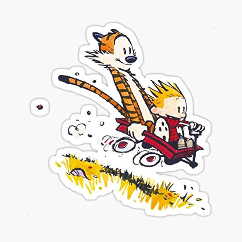 Calvin and Hobbes Bill Watterson Sticker - Sticker Graphic - Auto, Wall, Laptop, Cell, Truck Sticker for Windows, Cars, Trucks Calvin and Hobbes Bill Watterson Sticker - Sticker Graphic - Auto, Wall, Laptop, Cell, Truck Sticker for Windows, Cars, Trucks