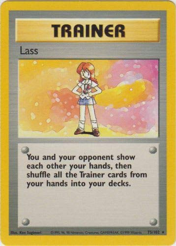 Lass - 75/102 - Rare - Unlimited Edition - Base Set