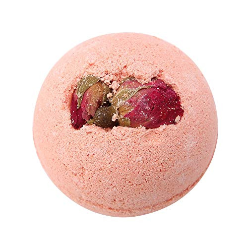 Bath Bomb, Aromatherapy Relaxation Bath Bomb, Easy To Carry Delicate for Home OfficePink rose