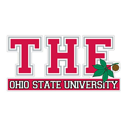 Craftique Ohio State University Decals The Ohio ST UN 4 in, 6 in, 4 in