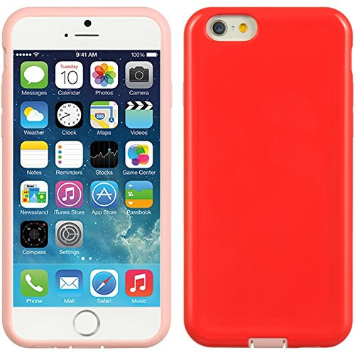 Dream Wireless Cell Phone Case for Apple iPhone 6/6s - Retail Packaging - Pink/Red
