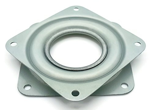 One Square 3inch  Inch Lazy Susan Turntable Bearing - 5/16inch  Thick  and  200 LB Capacity