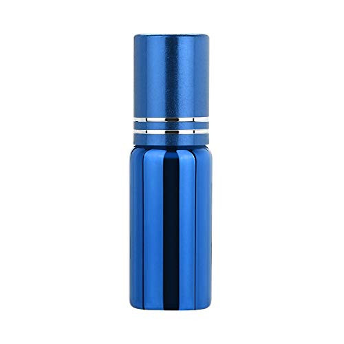 Essential Oil Roller Bottles - 5ml Mini Empty Glass Bottle Essential Oil Perfume Roller Ball Refillable Roller Balls Bottles for Outgoing, Travel, Purse, Multicolor A