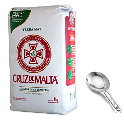 Yerba Mate Cruz De Malta 2.2lb Bag W/Two Ounce Measuring Scoop Yerba Mate Cruz De Malta 2.2lb Bag W/Two Ounce Measuring Scoop
