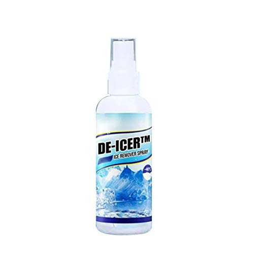 S5E5X De-Icer Instantly Melts Ice Remover Spray for Windshield Windows Mirrors Key Locks Latches, No Scraping or Chipping 30ml