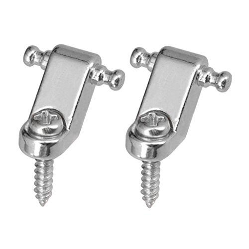 MonkeyJack Durable Guitar Roller String Tree String Retainer Mounting Tree Electric Guitar Parts Silver